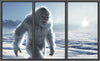Yeti Big Foot | WindowScape 3D Window Wall Decal