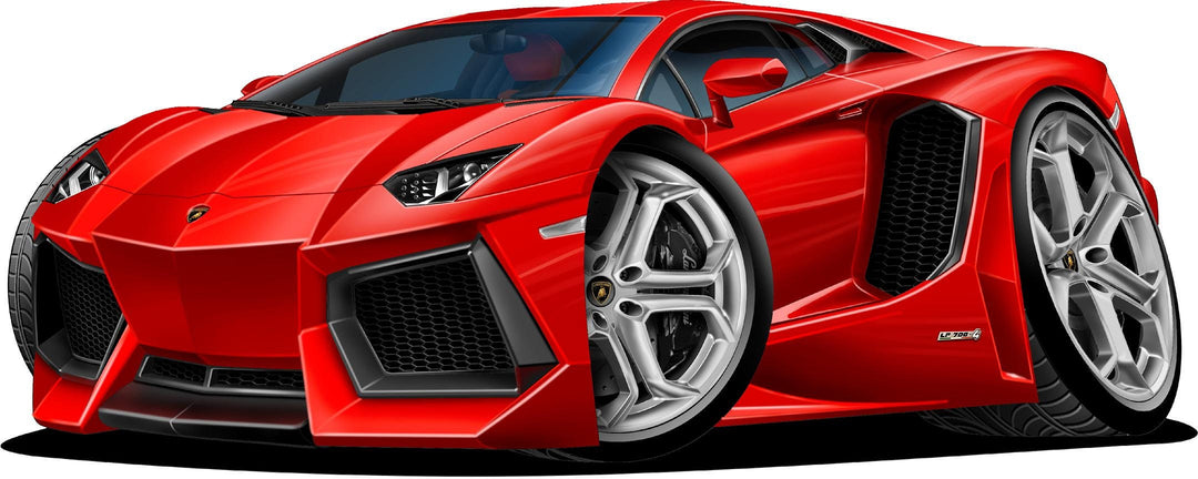 Lamborghini Aventador V12 Car Wall Decal