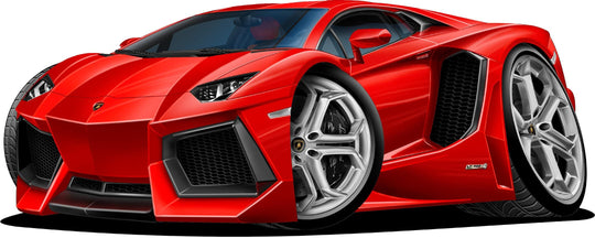 Lamborghini Aventador V12 Car Wall Decal