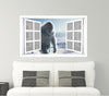 Yeti Big Foot | WindowScape 3D Window Wall Decal