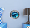 PortScape Manatee & Cub 2 | Ocean Porthole Window Wall Decal