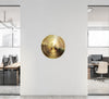 DOGECOIN Wall Decal, Gold Dogecoin Wall Sticker, Cryptocurrency Crypto Doge Meme Bitcoin Money Logo for Office Room Decor