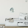 Watercolor Moon Wall Decal