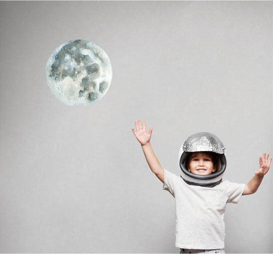 Watercolor Moon Wall Decal