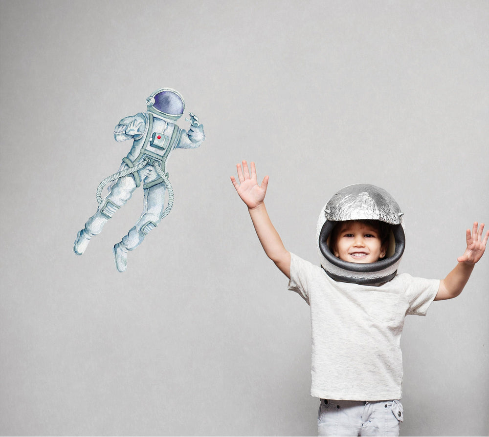 Watercolor Astronaut Wall Decal