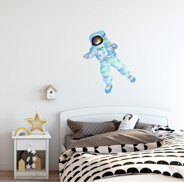 Watercolor Astronaut Wall Decal