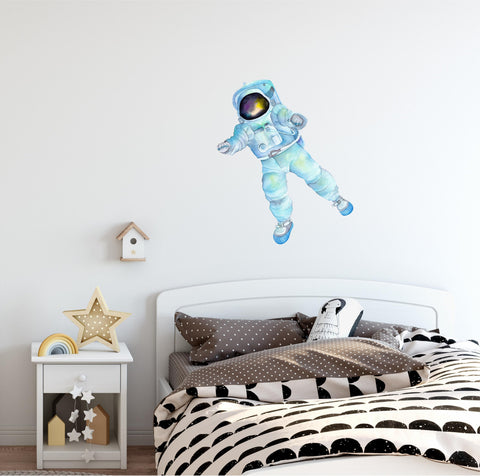 Watercolor Astronaut Wall Decal