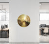 DOGECOIN Wall Decal, Gold Dogecoin Wall Sticker, Cryptocurrency Crypto Doge Meme Bitcoin Money Logo for Office Room Decor