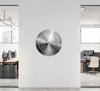 BITCOIN Wall Decal, Silver Bitcoin Removable Vinyl Wall Sticker, Cryptocurrency Crypto Bitcoin Money Logo for Office Room Decor