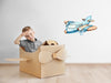 Watercolor Airplane 1 Wall Decal