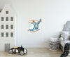 Watercolor Helicopter 1 Wall Decal