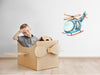 Watercolor Helicopter 1 Wall Decal