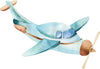 Watercolor Airplane 2 Wall Decal