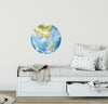 Watercolor Earth Wall Decal