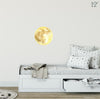 Watercolor Yellow Moon Wall Decal