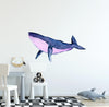 Watercolor Galaxy Humpback Whale Wall Decal