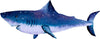 Watercolor Galaxy Shark Wall Decal