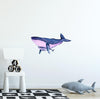 Watercolor Galaxy Humpback Whale with Baby Wall Decal