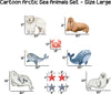 Watercolor Arctic Sea Animals Wall Decal Set of 11