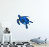Watercolor Galaxy Sea Turtle Wall Decal