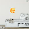 Watercolor Celestial Sun Wall Decal