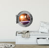 PortScape Solar System 3 | Space Porthole Window Wall Decal