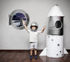 PortScape Lunar Astronaut 3 | Space Porthole Window Wall Decal