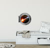 PortScape Planet Sunrise | Space Porthole Window Wall Decal
