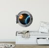 PortScape Planet & Distant Sun | Space Porthole Window Wall Decal
