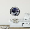 PortScape Lunar Astronaut 3 | Space Porthole Window Wall Decal