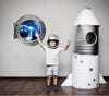 PortScape Astronaut Selfie 2 | Space Porthole Window Wall Decal