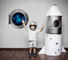 PortScape Empty Space | Space Porthole Window Wall Decal