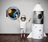PortScape Planet & Distant Sun | Space Porthole Window Wall Decal