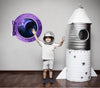 PURPLE PortScape Exploding Planets | Space Porthole Window Wall Decal
