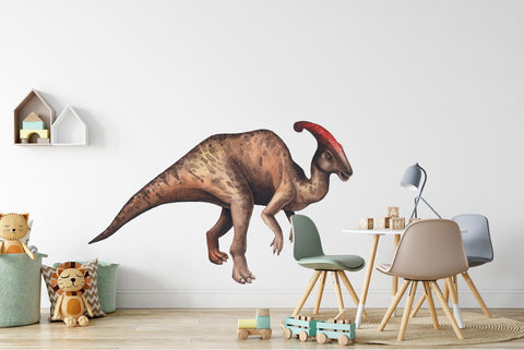 Watercolor Dinosaur Parasaurolophus Wall Decal