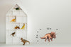 Watercolor Dinosaur Triceratops Wall Decal