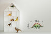 Watercolor Dinosaur Stegosaurus Wall Decal