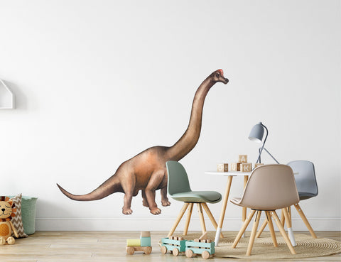 Watercolor Dinosaur Brachiosaurus Wall Decal