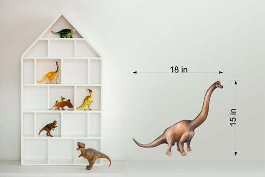 Watercolor Dinosaur Brachiosaurus Wall Decal