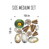 Dinosaur Accessories Wall Decal Set