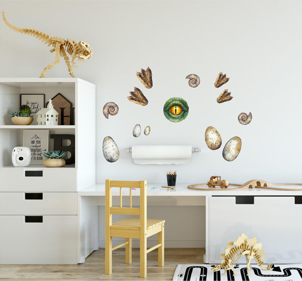 Dinosaur Accessories Wall Decal Set