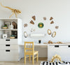 Dinosaur Accessories Wall Decal Set