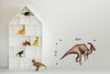 Watercolor Dinosaur Parasaurolophus Wall Decal