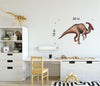 Watercolor Dinosaur Parasaurolophus Wall Decal