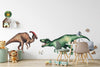 LARGE Watercolor Dinosaur Wall Decal Set