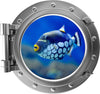 PortScape Clown Triggerfish | Ocean Porthole Window Wall Decal
