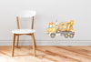 Watercolor Cement Truck Wall Decal