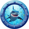 Baby Shark | Cartoon Porthole Window Wall Decal