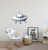 Watercolor UFO 3 Wall Decal