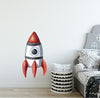 Watercolor Space Shuttle Wall Decal